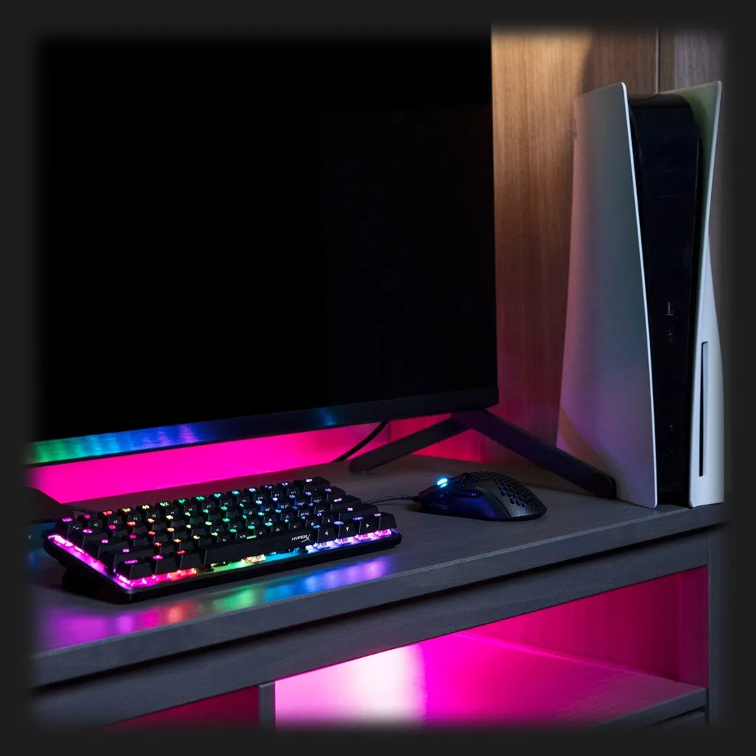 Клавіатура игрова HyperX Alloy Origins 60 61key Red USB (Black) (UA)