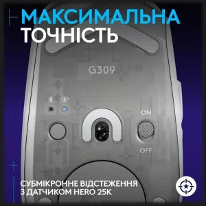 Ігрова миша Logitech G309 (White) (EU)