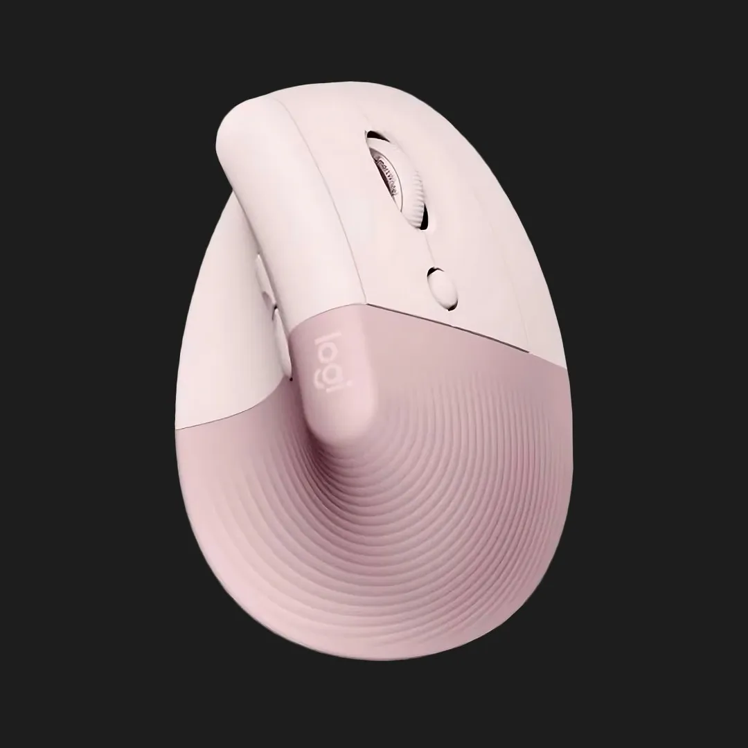Миша бездротова Logitech Lift Vertical Ergonomic (Rose) (UA)