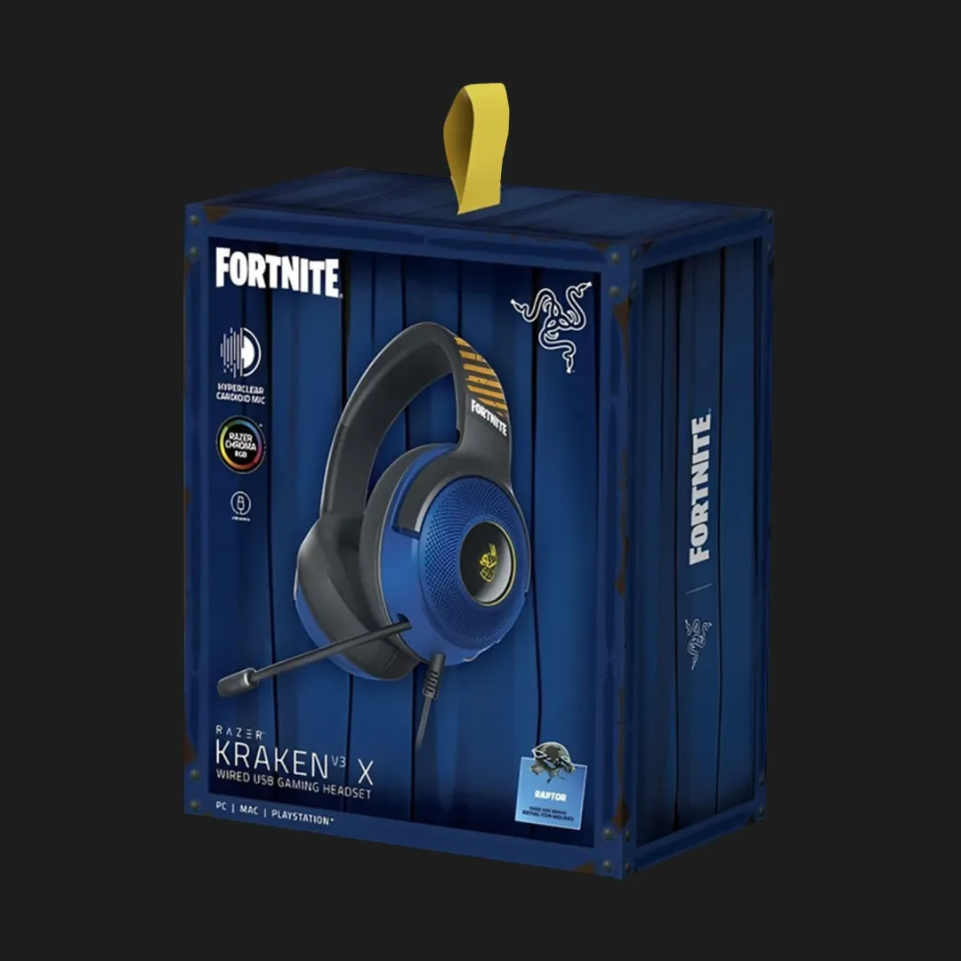 Ігрова гарнітура Razer Kraken V3 X Fortnite (RZ04-03750500-R3M1) (UA)