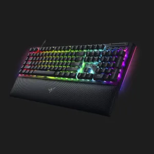 Клавіатура ігрова RAZER BlackWidow V4, Green Switch, UKR (Black) (RZ03-04690100-R3M1) (UA)