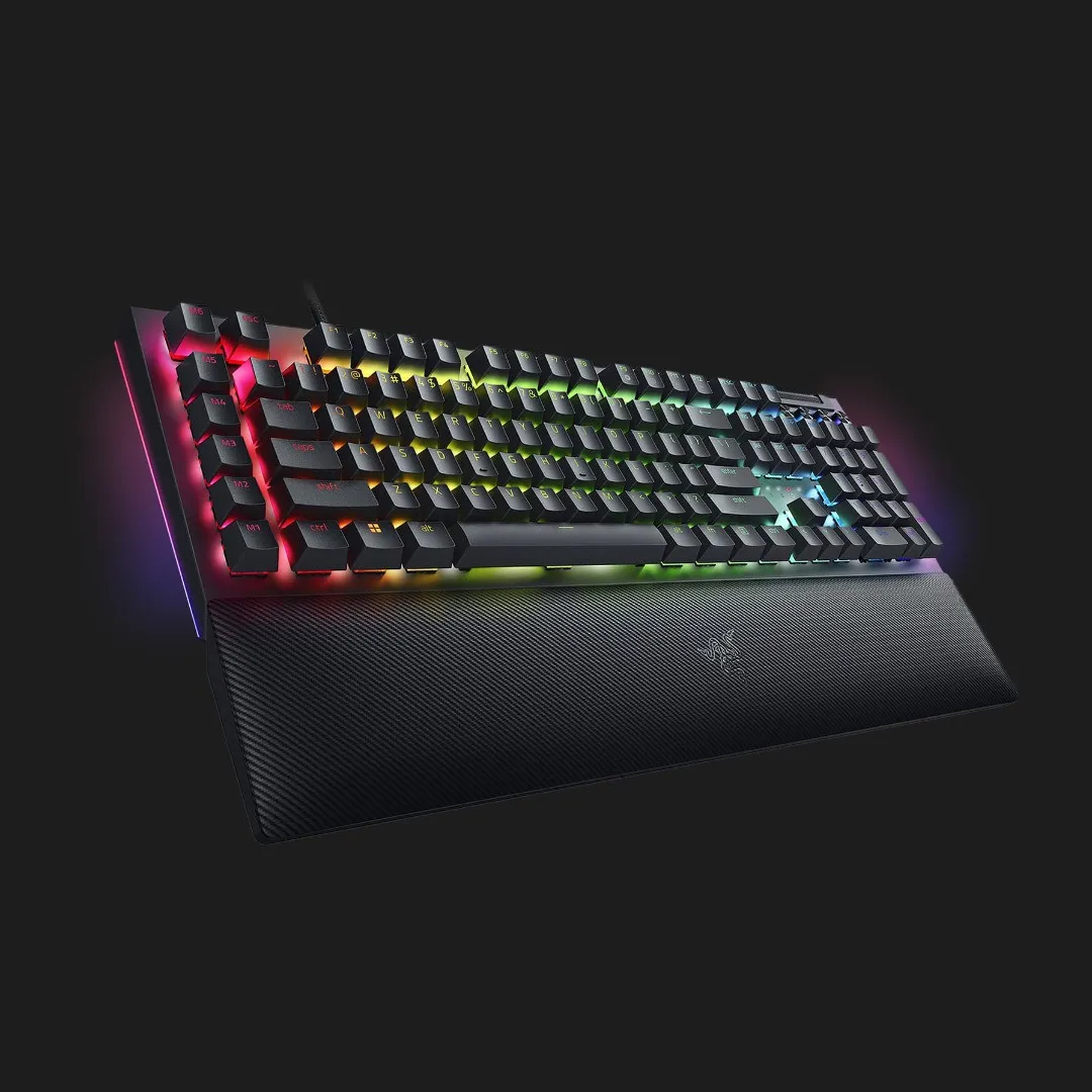 Клавіатура ігрова RAZER BlackWidow V4, Green Switch, UKR (Black) (RZ03-04690100-R3M1) (UA)