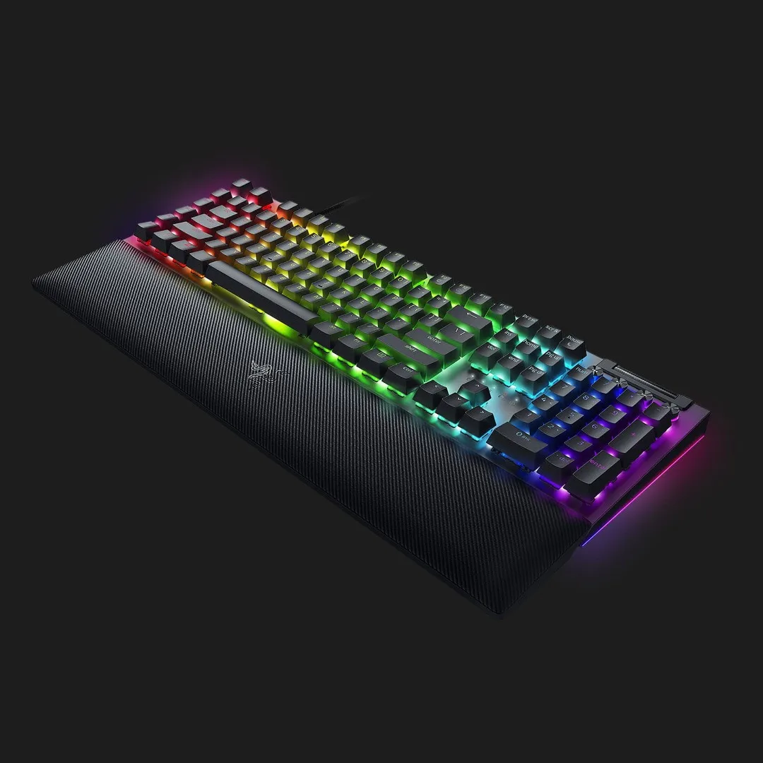 Клавіатура ігрова RAZER BlackWidow V4, Green Switch, UKR (Black) (RZ03-04690100-R3M1) (UA)