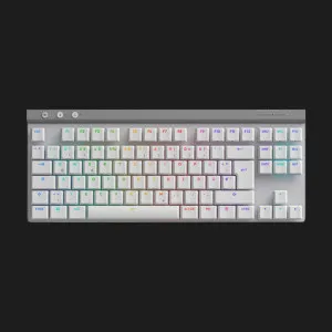 Клавiатура ігрова Logitech G515 Lightspeed TKL (White) (UA)