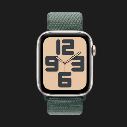 Apple Watch SE 2 GPS 40mm Starlight Aluminium Case with Lake Green Sport Loop (MXEH3) 2024 Івано-Франківську