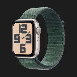 Apple Watch SE 2 GPS 44mm Starlight Aluminium Case with Lake Green Sport Loop (MXEW3) 2024