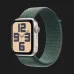 Apple Watch SE 2 GPS 44mm Starlight Aluminium Case with Lake Green Sport Loop (MXEW3) 2024