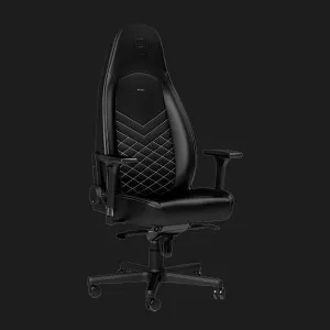 Кресло для геймеров Noblechairs ICON (Black/Platinum White) (UA)