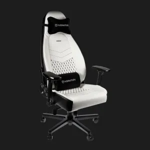 Кресло для геймеров Noblechairs ICON (White/Black) (UA)