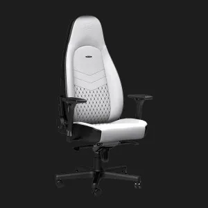 Кресло для геймеров Noblechairs ICON (White/Black) (UA)