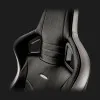 Кресло для геймеров Noblechairs EPIC Real Leather (Black/White/Red) (UA)