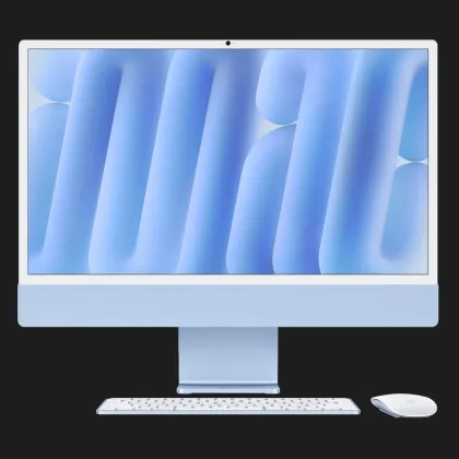 Apple iMac 24 with Retina 4.5K, Apple M4, 512GB, 10 CPU / 10 GPU, 24GB RAM, Blue (MD2T4) (2024) у Львові