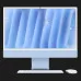 Apple iMac 24 with Retina 4.5K, Apple M4, 512GB, 10 CPU / 10 GPU, 24GB RAM, Blue (MD2T4) (2024)