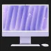 Apple iMac 24 with Retina 4.5K, Apple M4, 512GB, 10 CPU / 10 GPU, 24GB RAM, Purple (Z1K7) (2024)