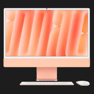 Apple iMac 24 with Retina 4.5K, Apple M4, 256GB, 8 CPU / 8 GPU, 16GB RAM, Orange (MWUJ3) (2024)