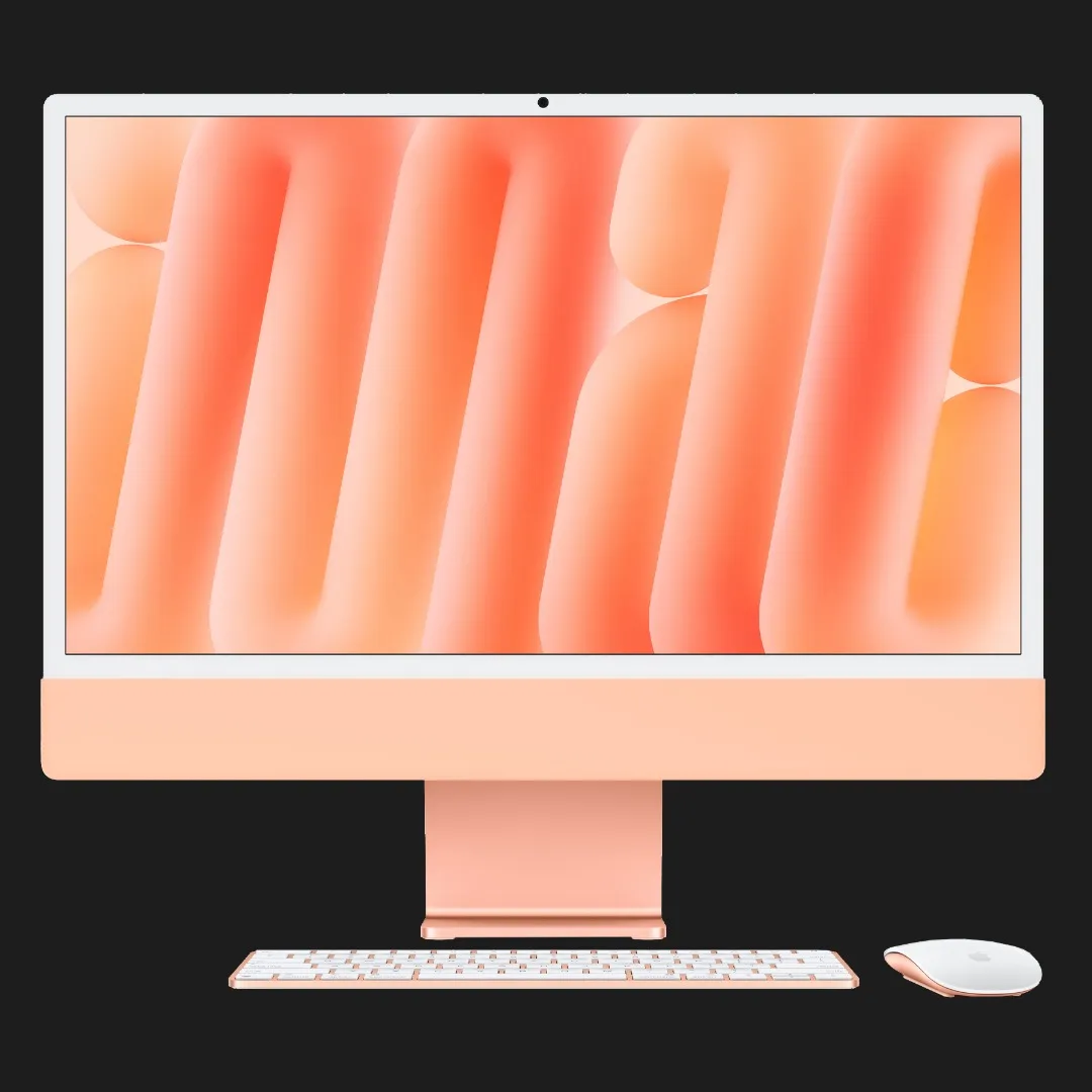 Apple iMac 24 with Retina 4.5K, Apple M4, 512GB, 10 CPU / 10 GPU, 16GB RAM, Orange (MWV93) (2024)