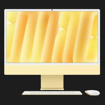 Apple iMac 24 with Retina 4.5K, Apple M4, 512GB, 10 CPU / 10 GPU, 16GB RAM, Yellow (Z1EL) (2024) в Білій Церкві