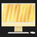 Apple iMac 24 with Retina 4.5K, Apple M4, 512GB, 10 CPU / 10 GPU, 16GB RAM, Yellow (Z1EL) (2024)