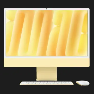 Apple iMac 24 with Retina 4.5K, Apple M4, 256GB, 8 CPU / 8 GPU, 16GB RAM, Yellow (MWUD3) (2024)