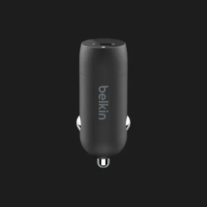 АЗП Belkin USB-C, 30W + кабель USB-C 1m (Black)