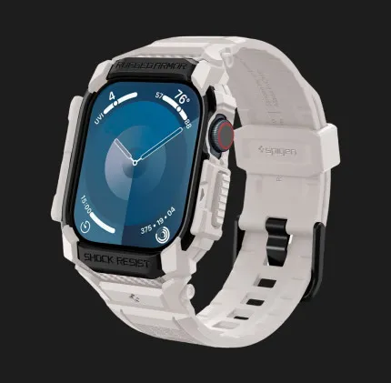 Чохол-ремінець Spigen Rugged Armor Pro для Apple Watch 42mm 2024 (Dune Beige)