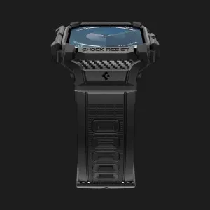 Чехол-ремешок Spigen Rugged Armor Pro для Apple Watch 42mm 2024 (Matte Black) в Сваляве