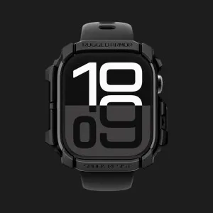 Чехол Spigen Rugged Armor для Apple Watch 2024 42mm (Matte Black) в Сваляве