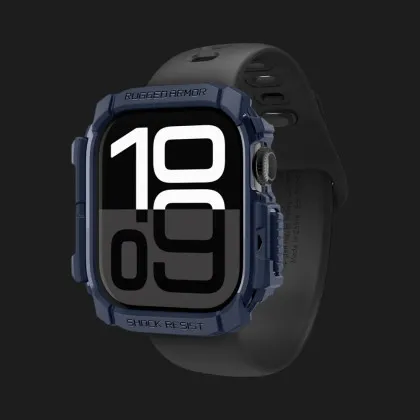 Чехол Spigen Rugged Armor для Apple Watch 2024 42mm (Navy Blue) в Хмельницком