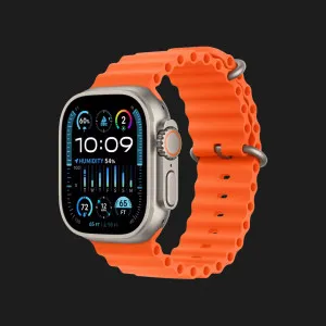 б/у Apple Watch Ultra 2, 49мм, Orange Ocean Band (MREH3) (Хорошее состояние)