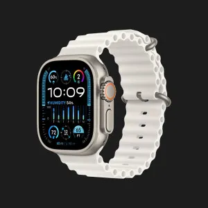 б/у Apple Watch Ultra 2, 49мм, White Ocean Band (MREJ3) (Хорошее состояние)
