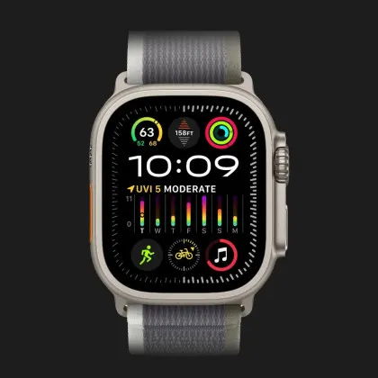 б/у Apple Watch Ultra 2, 49мм, Green/Gray Trail Loop (MRF43)