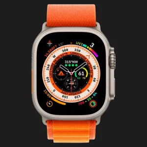 б/у Apple Watch Ultra, 49мм, Orange Alpine Loop Large (MQEV3/MQFM3) (Как Новый)