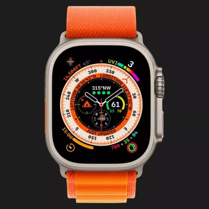 б/у Apple Watch Ultra, 49мм, Orange Alpine Loop Large (MQEV3/MQFM3)