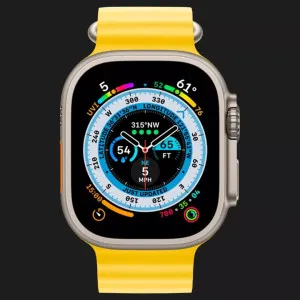 б/у Apple Watch Ultra, 49мм, Yellow Ocean Band (MNHG3/MNH93) (Как Новый)