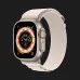 б/у Apple Watch Ultra, 49мм, Starlight Alpine Loop Medium (MQFR3/MQF03)