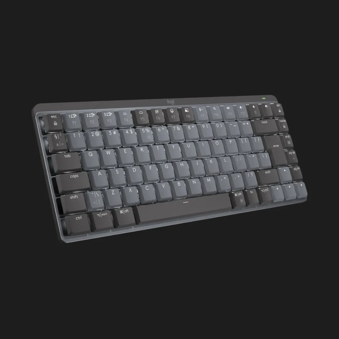 Клавіатура бездротова Logitech MX Mechanical Mini Minimalist (Graphite) (UA)