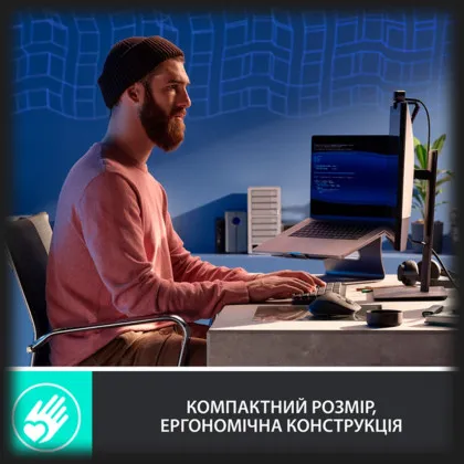 Клавіатура бездротова Logitech MX Mechanical Mini Minimalist (Graphite) у Запоріжжі