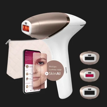 Фотоепілятор Philips Lumea Series 9900 (White/Gold) в Києві