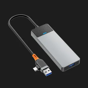 Адаптер WIWU Linker Series Hub A431C (Gray) в Херсоне