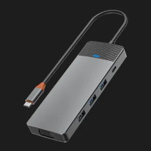 Адаптер WIWU Linker Series Hub A921HV (Gray) в Херсоне