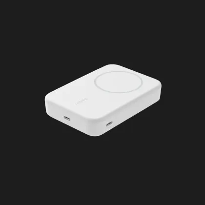 Зарядний пристрій Power Bank Belkin 10000mAh 15W, MagSafe Qi2 (White)