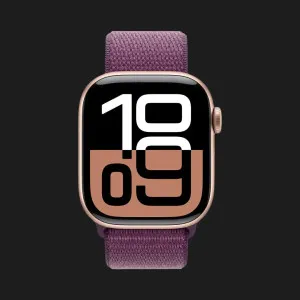 б/у Apple Watch Series 10 GPS 42mm Rose Gold Aluminum Case with Plum Sport Loop (MWWK3) (Хорошее состояние)