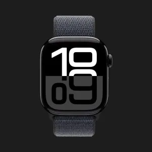 б/у Apple Watch Series 10 GPS + LTE 46mm Jet Black Aluminum Case with Ink Sport Loop (MWY53) (Хорошее состояние)