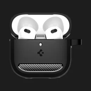 Чехол Spigen Rugged Armor для AirPods 4 (Matte Black) в Сваляве