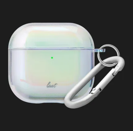 Чохол LAUT HOLO для AirPods 4 (Pearl)