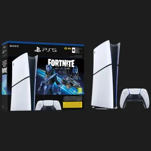 Ігрова приставка Sony PlayStation 5 Slim (Digital Edition) (Fortnite Cobalt Star Bundle) (1TB) в Бродах