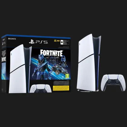 Игровая консоль Sony PlayStation 5 Slim (Digital Edition) (Fortnite Cobalt Star Bundle) (1TB) в Сумах