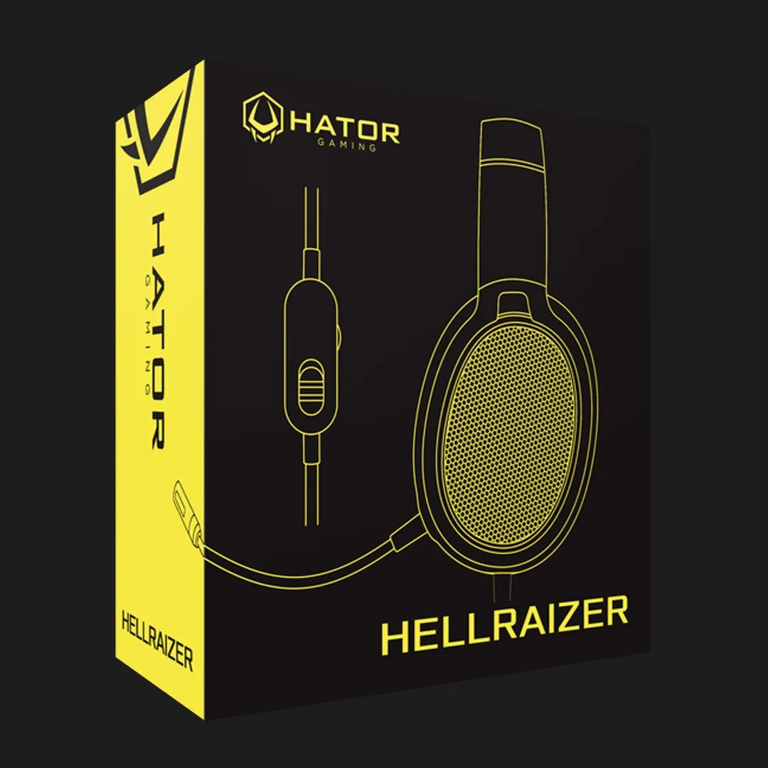Ігрова гарнітура Hator Hellraizer (Black) (HTA-812) (UA)