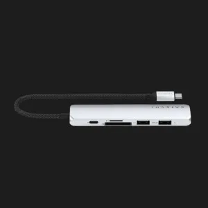 Адаптер Satechi 6-in-1 USB-C Slim Multiport Adapter 4K (Silver) в Херсоні