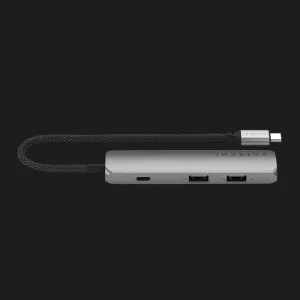 Адаптер Satechi 4-in-1 USB-C Slim Multiport Adapter 4K (Space Gray) в Херсоне